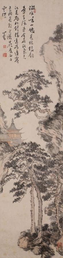 涧水鸣山