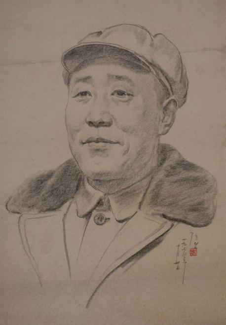 素描人物-纸本